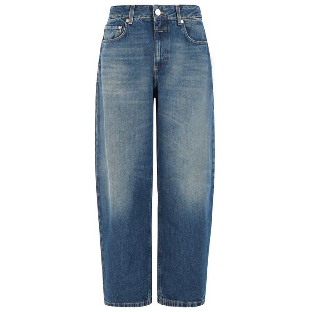Closed 'Barrel Jazzie' Dark Blue Denim Jeans Women